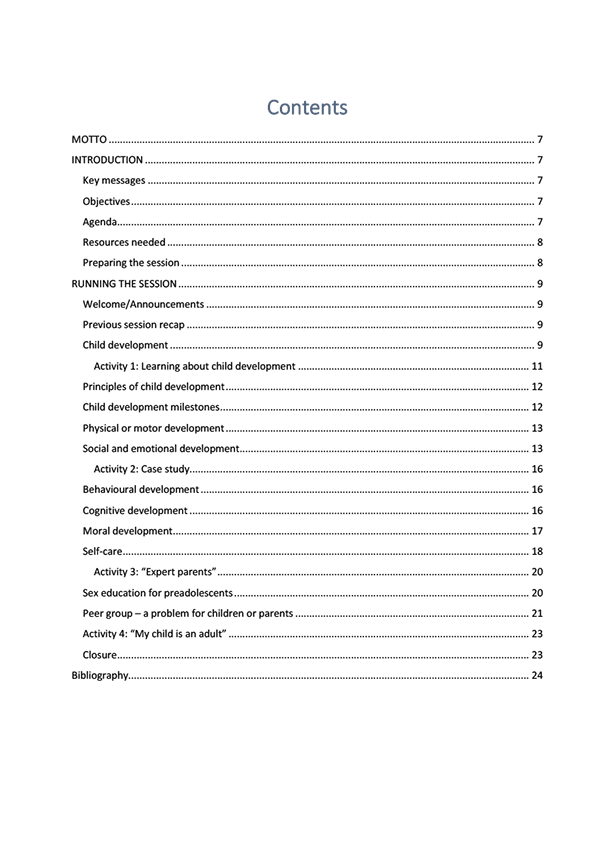 Tematică Educație Parentală