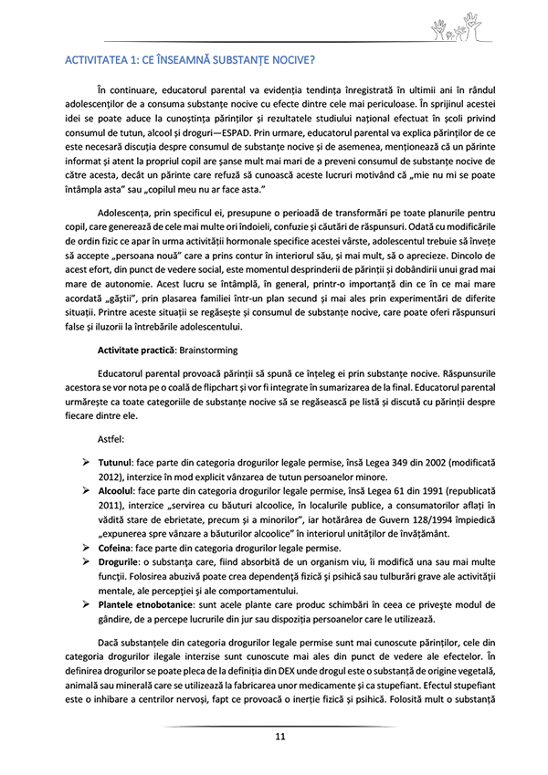 Tematică Educație Parentală