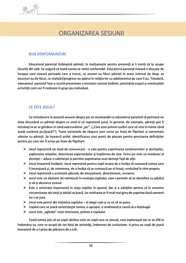Tematică Educație Parentală