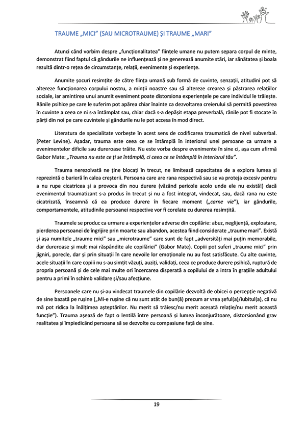 Tematică Educație Parentală