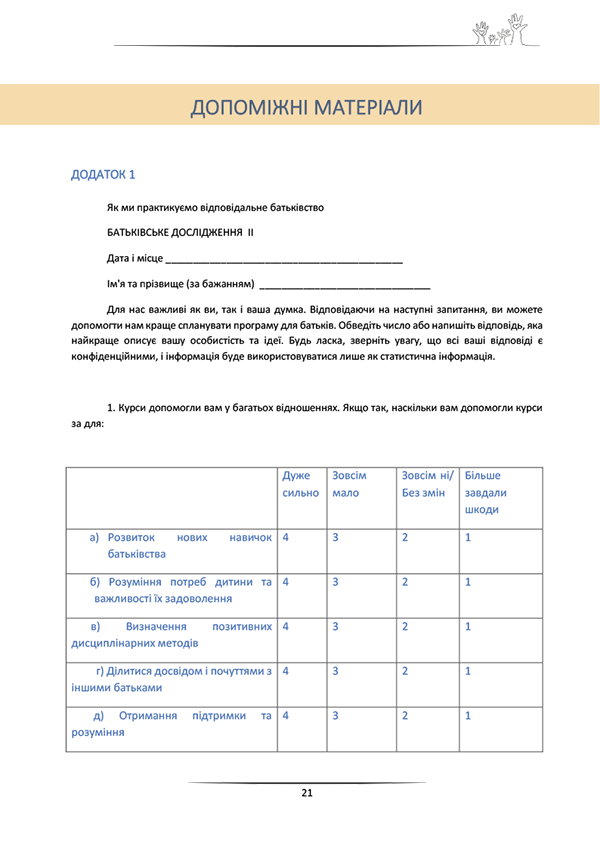 Tematică Educație Parentală